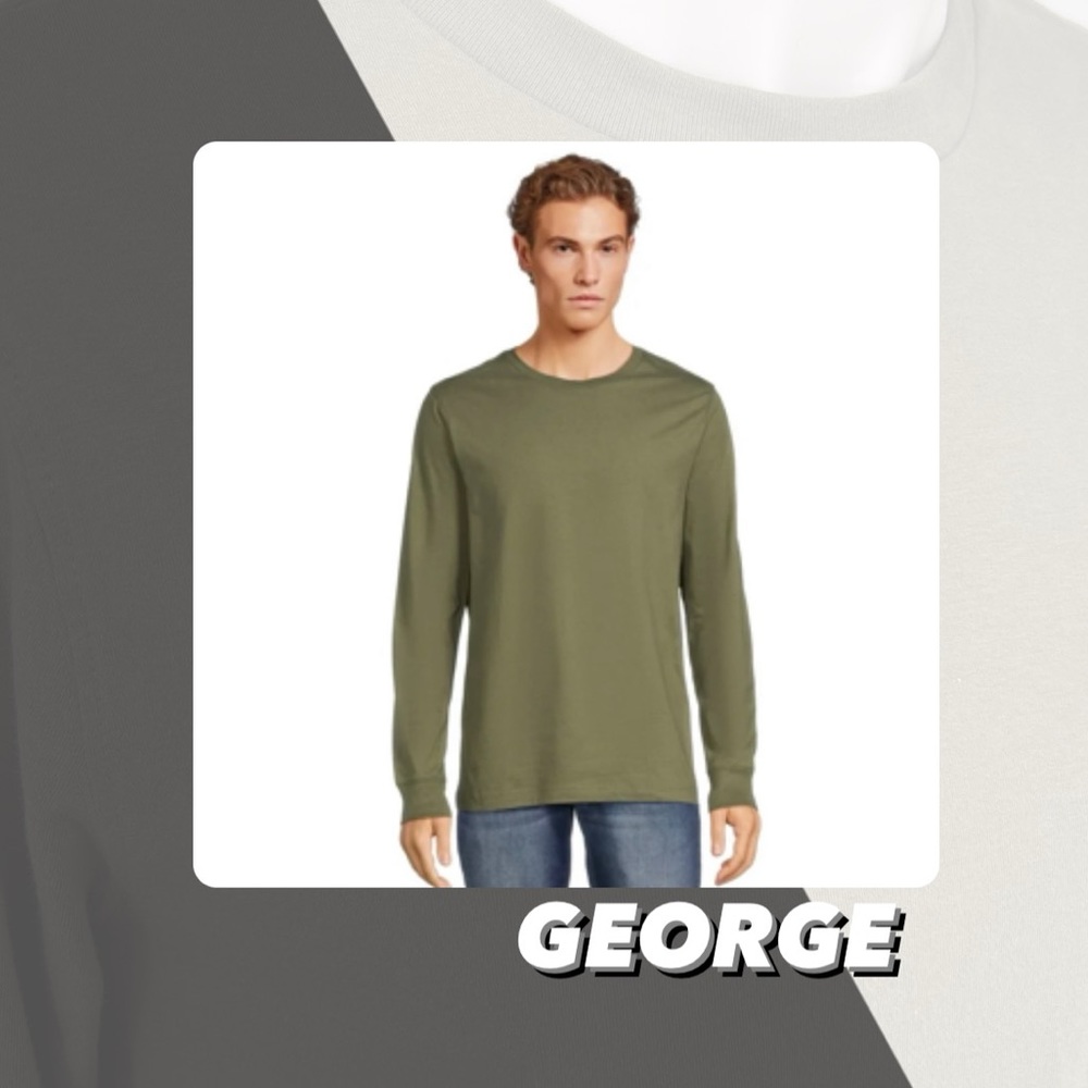NWT George Crewneck Tee Shirt